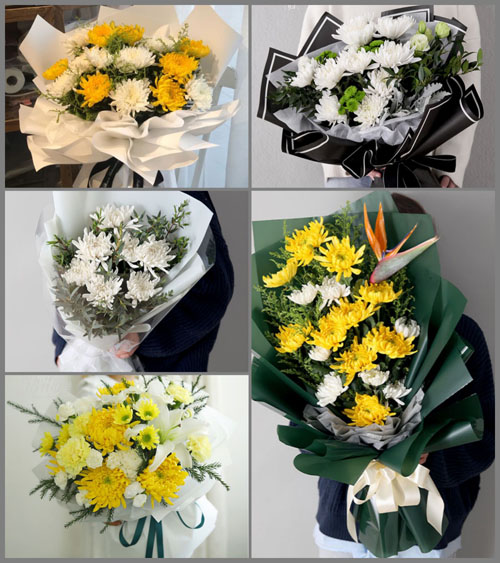 浙江省台州仙居县广度乡白事花束代送